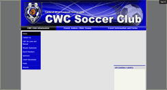 Desktop Screenshot of cwcsoccer.org